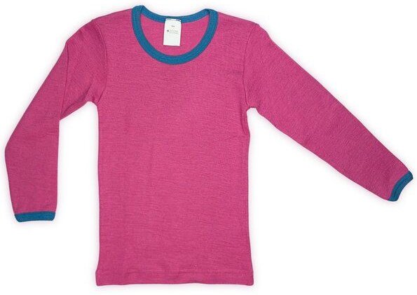 Hocosa Kinder Langarm Shirt Wolle Seide