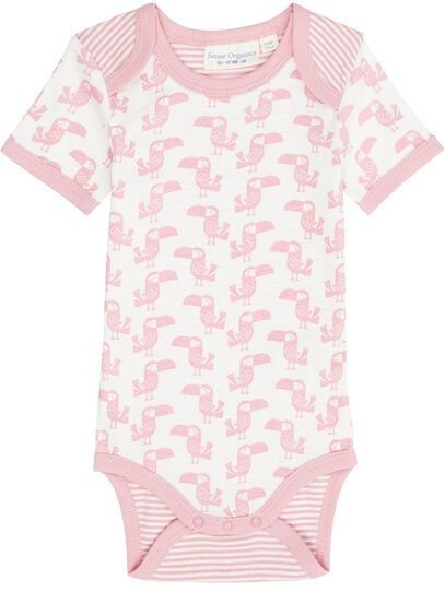 Sense Organics & friends in cooperation with GARY MASH Kurzarmbody mit Tieren aus Biobaumwolle