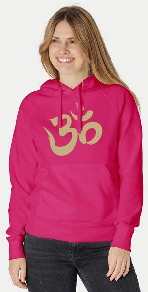 Peaces.bio - handbedruckte Biomode Bio-Damen-Kapuzensweater Om