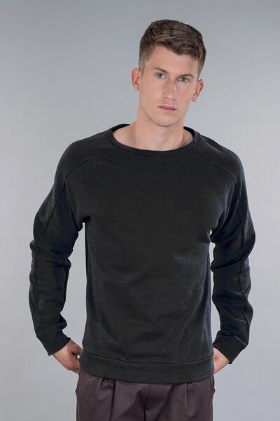 STRUNK Männerpullover "ALFAA" aus Bio-Baumwolle mit Raglanärmeln