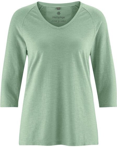 HempAge Raglanshirt mit 3/4-Arm Hanf/Biobaumwolle