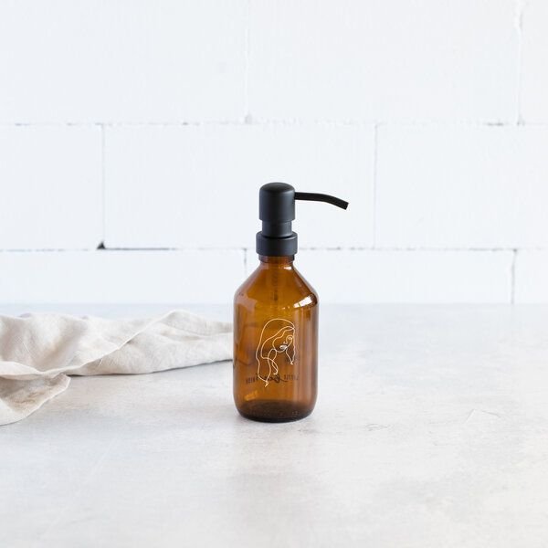 little bee fresh Seifenspender 250ml Braunglas