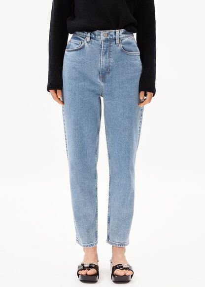 ARMEDANGELS MAIRAA Damen Mom Jeans recycelter Baumwoll Mix Comfort Stretch