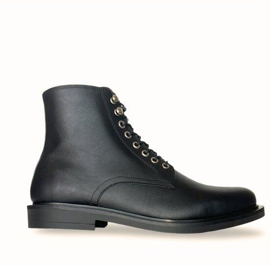 Nae Vegan Shoes NAE | Jules Vegane Herrenstiefel – Schnürstil mit Reißverschluss