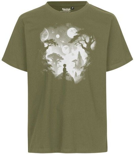 HANDGEDRUCKT "Inner Child" Unisex T-Shirt aus reiner Baumwolle (kbA)