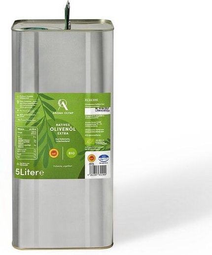 Aroma Olymp Bio natives Olivenöl extra - aus Kalamata, Griechenland (g.U.)