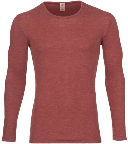 Engel natur Herren Unterhemd Langarm Bio-Schurwolle/Seide