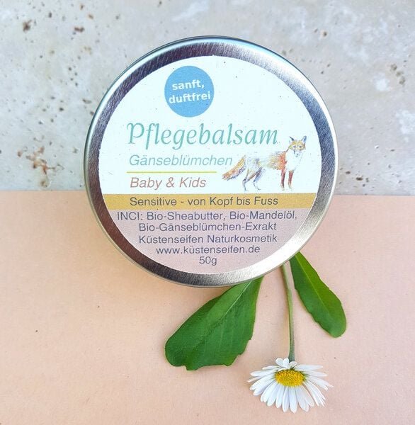 Küstenseifen Manufaktur Baby & Kids Pflegebalsam - sensitive Gänseblümchen