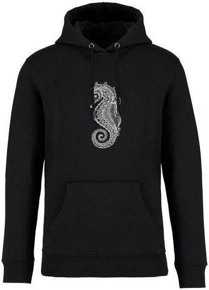 Brandless Basic Bio Unisex Hoody Nr. 4 Seepferd 350g/m²