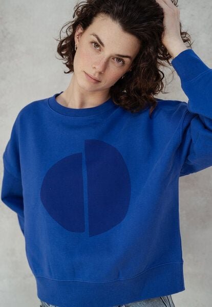 Kultgut Artdesign - Biofair- Pulloversweater im Boxistyle / Blue Hour