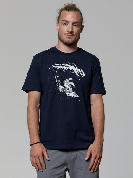 watapparel T-Shirt Unisex Surfing Spaceman