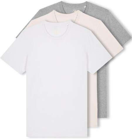 YTWOO 3er Pack Iconic Basic Unisex T-Shirt aus 100% Biobaumwolle|Essential Farben|Fair|Nachhaltig