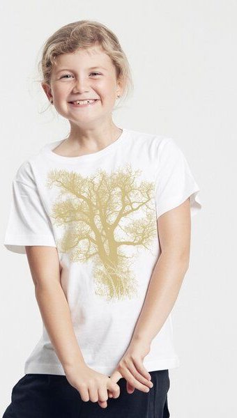 Peaces.bio - handbedruckte Biomode Bio-Kinder T-Shirt Chestnut