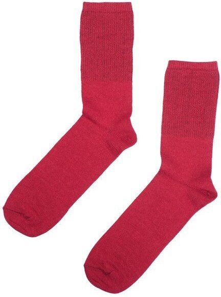 De Colores Rippstrick-Socken aus Alpaka, Wolle und Nylon