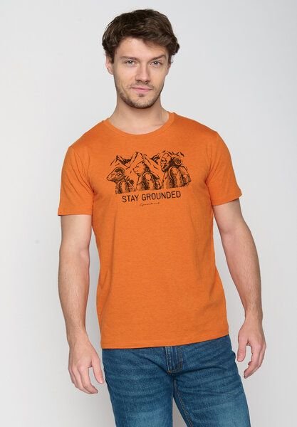 GREENBOMB Animal Stay Grounded Guide - Sportliches T-Shirt aus Bio-Baumwolle / hochwertiger Print / GOTS / Fair & Vegan