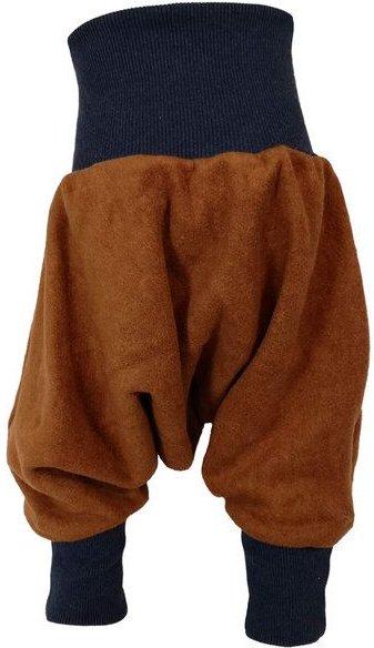 liebewicht Warme Yogahose Pumphose Bio Fleece braun