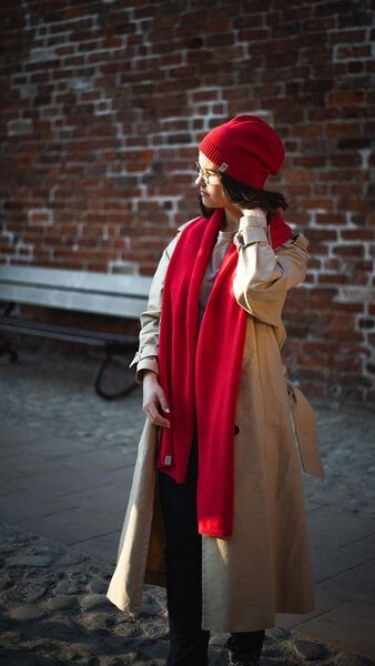 Grote Strick Leichter Schal LIEBESGRUND Bio-Baumwolle (kbA) GOTS