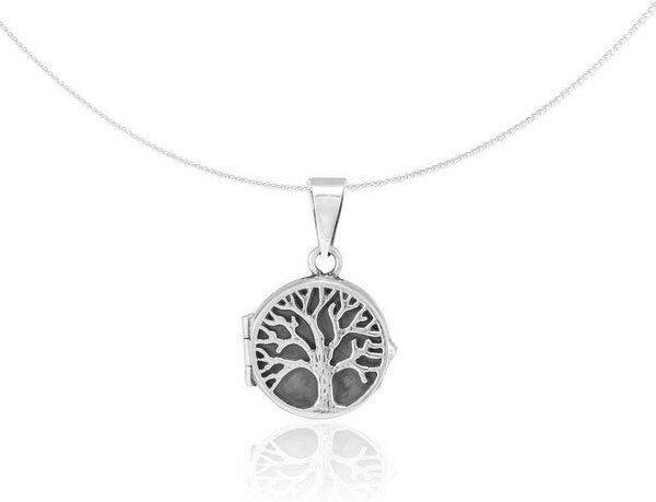pakilia Silber Lebensbaum-Kette Baum des Lebens Fair-Trade und handmade