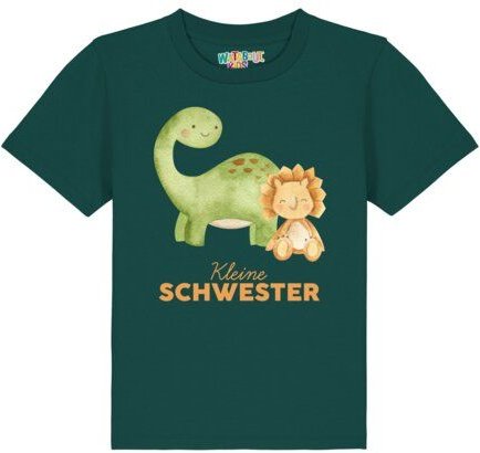 watabout.kids T-Shirt Kinder Dinosaurier 06 Kleine Schwester