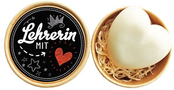 Eve Butterfly Soaps Mini Geschenkbox mit Herzseife, verschiedene Motive & Anlässe