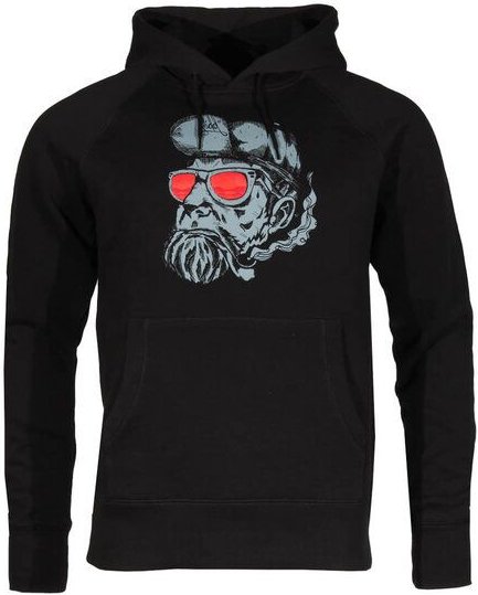 FÄDD Herren Sweatshirt Hoodie aus Bio-Baumwolle "Hipster Hans" Schwarz
