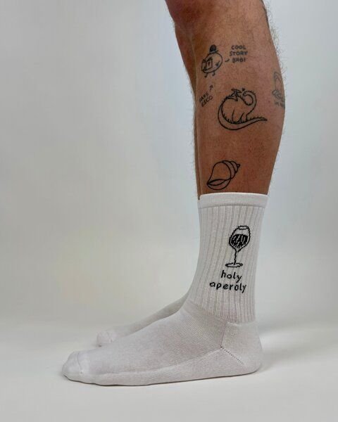 ettics STUDIO tennis sock holy aperoly