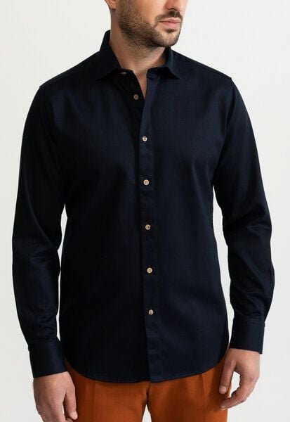 De IONESCU Bio-Baumwolle Shirt Herren Langarm Hemd, Regular Fit, Vegan, Oxford-Kragen