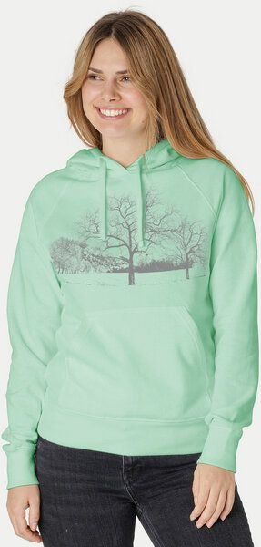 Peaces.bio - handbedruckte Biomode Damen Hoodie Landscape