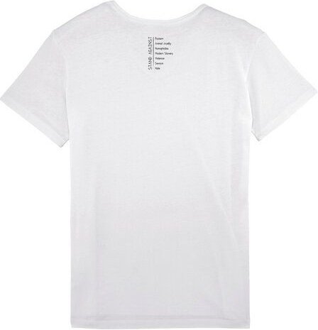 Human Family Bio Herren V-Neck T-Shirt "Chill - Against"