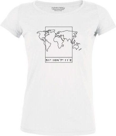 Human Family T-Shirt - Damen - Amorous "Worldmap"