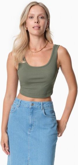 ORGANICATION IRISS | Ripp-Crop-Top aus TENCEL Modal und Bio-Baumwolle