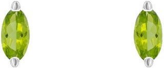 Eppi Minimalistische Silberohrstecker mit Olivinen Andine