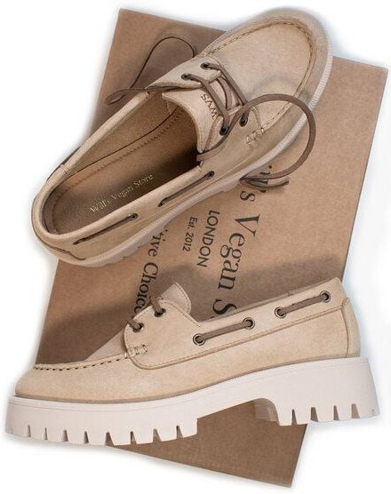 Will's Vegan Shop Track Sole Vegan Wildleder Loafers Damen