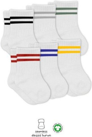 Thumbnail - bistyle Socken 6er-Pack für Babys Babysocken Jungen Mädchen Kurzsocken gerippt