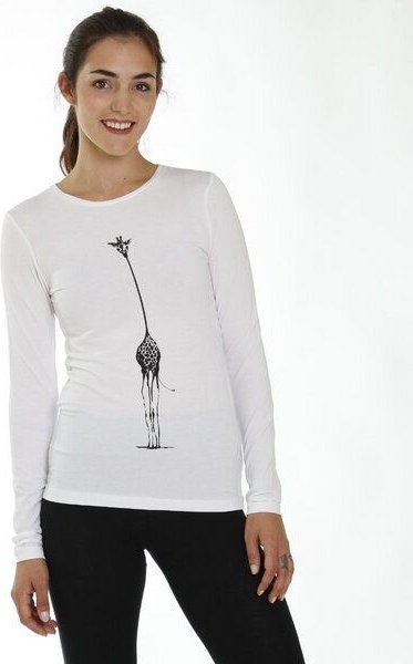 CORA happywear Damen T-Shirt aus Eukalyptus Faser "Matri" | Giraffe