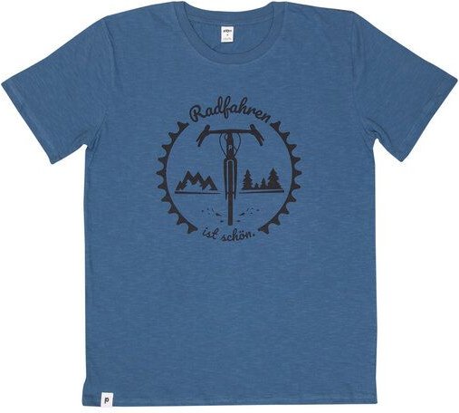 päfjes Radfahren ist schön / Gravel - Fair gehandeltes Männer T-Shirt - Slub