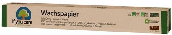 If You Care (IYC) Wachspapier (23 m x 30 cm) IF YOU CARE