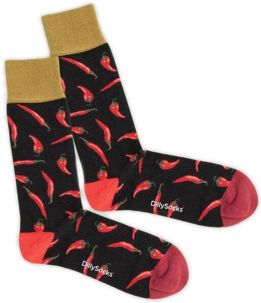 DillySocks Socken Hot Chilly aus Biobaumwoll-Mix