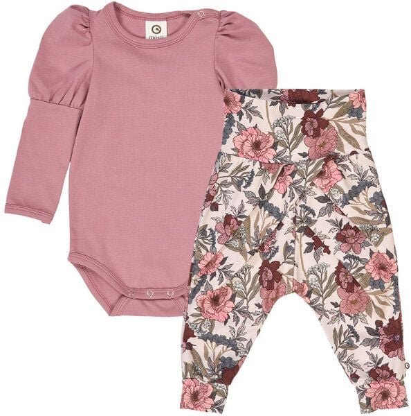 müsli Set aus Langarmbody und Babyhose