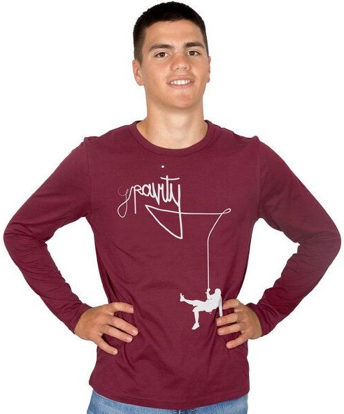 HANDGEDRUCKT "Gravity" Männer Longsleeve