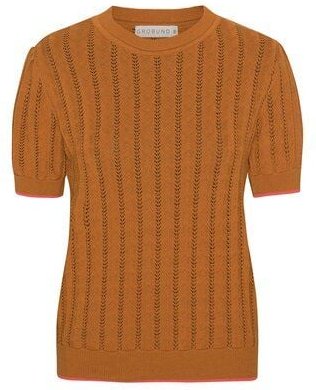 GROBUND Almine tee mit Kontrastdetail - GOTS zertifiziert aus 100% Bio-Baumwolle