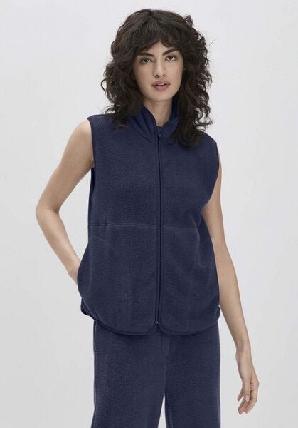 hessnatur Fleece Weste Regular ACTIVE LIGHT aus reiner Bio-Baumwolle