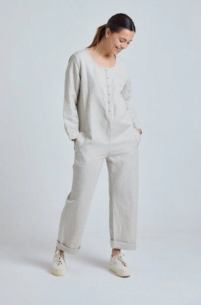 Flax and Loom Leinen Jumpsuit Modell: Clara