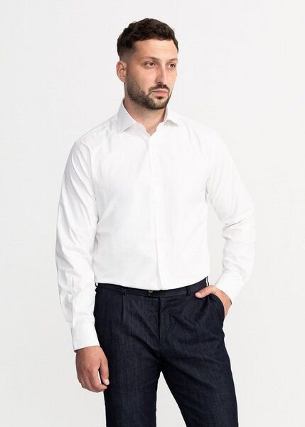 Thumbnail - De IONESCU Das "Peles" Herrenhemd aus ägyptischer Baumwolle