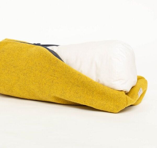 nahtur-design Nackenrolle aus Flauschloden mit Naturfüllung