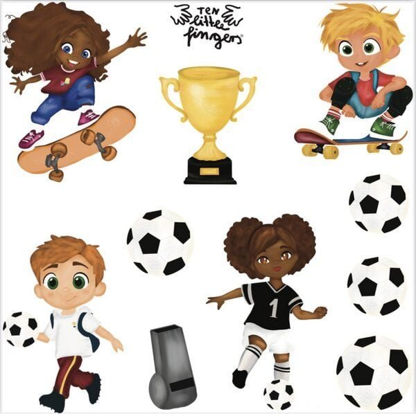 ten little fingers temporäre Kinder Farb Tattoos - handgemalt, vegan ohne BHT, PEG...