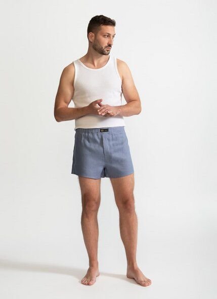 De IONESCU Das Boxershorts „Kiez“ aus 100% Leinen