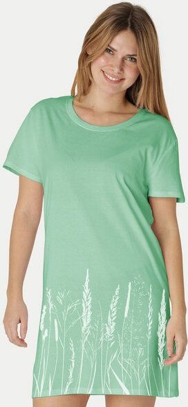 Peaces.bio - handbedruckte Biomode Longshirt Gräservielfalt Damen