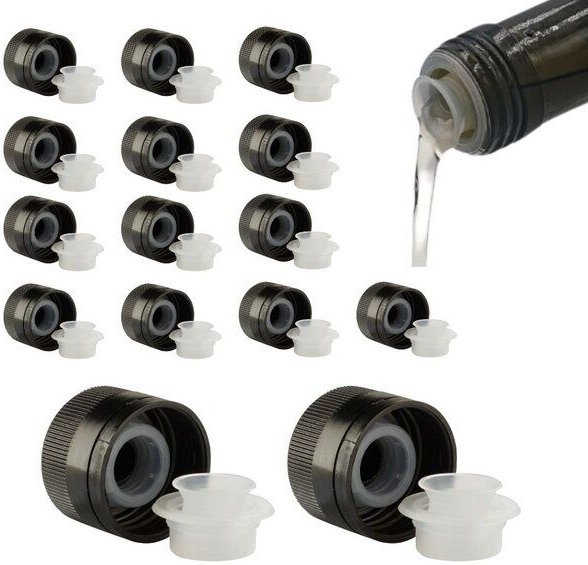 mikken Ausgießer für Ölflaschen Flaschenausgießer für Essig und Öl PP 31,5 Gewinde