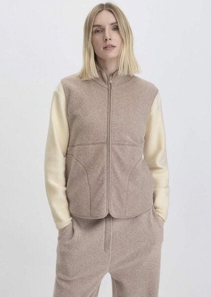 hessnatur Fleece Weste Regular ACTIVE LIGHT aus reiner Bio-Baumwolle